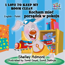 English-Polish-Bilingual-Bedtime-Story-for-kids-I-Love-to-Keep-My-Room-Clean-cover