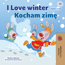 English-Polish-Bilingual-book-kids-seasons-I-Love-Winter-KidKiddos-cover