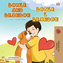 English-Portuguese-Portugal-Bilignual-children's-dogs-book-Boxer-and-Brandon-cover
