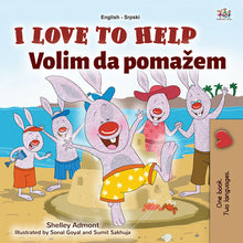 English-Serbian-Bilingual-children-story-I-Love-to-Help-Shelley-Admont-cover