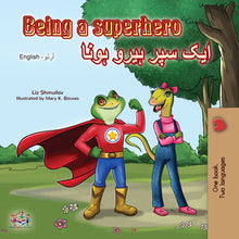 English-Urdu-dual-language-book-for-kids-Being-a-Superhero-cover