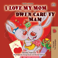 English-Welsh-Bilingual-I-Love-My-Mom-kids-book-Shelley-Admont-KidKiddos-cover