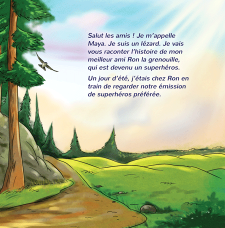 eBook Being a Superhero French bedtime story
