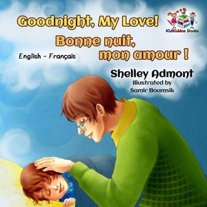 English-French-Bilignual-children's-boys-book-Goodnight,-My-Love-cover