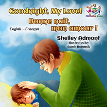 English-French-Bilignual-children's-boys-book-Goodnight,-My-Love-cover