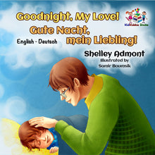 English-German-Bilignual-children's-boys-book-Goodnight,-My-Love-cover