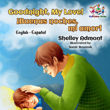English-Spanish-Bilignual-children's-boys-book-Goodnight,-My-Love-cover