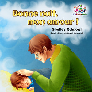 French-language-children's-picture-book-Goodnight,-My-Love-cover