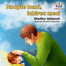 Romanian-language-children's-picture-book-Goodnight,-My-Love-cover