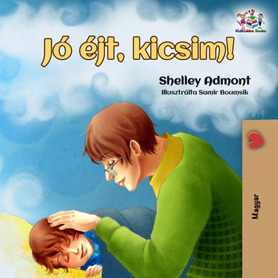 Hungarian-language-children's-picture-book-Goodnight,-My-Love-cover