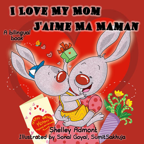 Bilingual-English-French-childrens-book-by-KidKiddos-I-Love-My-Mom-cover