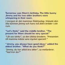 English-Swedish-I-Love-My-Mom-childrens-book-about-bunnies-by-Shelley-Admont-page1