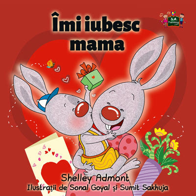 Romanian-language-bedtime-story-I-Love-My-Mom-by-Shelley-Admont-cover