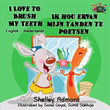English-Dutch-Bilingual-bedtime-story-for-kids-I-Love-to-Brush-My-Teeth-Shelley-Admont-KidKiddos-cover