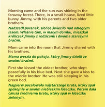 I-Love-to-Brush-My-Teeth-English-Polish-Bilingual-kids-bunnies-book-Shelley-Admont-page1