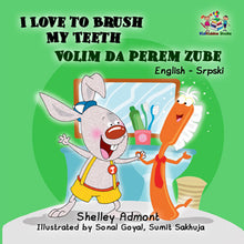 I-Love-to-Brush-My-Teeth-English-Serbian-Bilingual-kids-bunnies-book-Shelley-Admont-cover