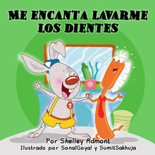 Spanish-language-children's-book-I-Love-to-Brush-My-Teeth-Shelley-Admont-cover