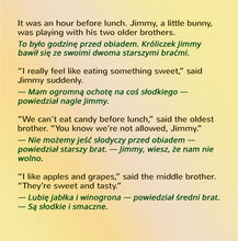 English-Polish-Bilingual-kids-books-KidKiddos-Shelley-Admont-I-Love-to-Eat-Fruits-and-Vegetables-page1