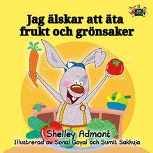 Swedish-language-kids-book-I-Love-to-Eat-Fruits-and-Vegetables-Shelley-Admont-cover