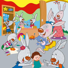 Bengali-language-childrens-book-about-bunnies-I-Love-to-Go-to-Daycare-page11