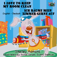 German-Bilingual-Bedtime-Story-for-kids-I-Love-to-Keep-My-Room-Clean-cover