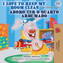 eBook: I Love to Keep My Room Clean (English Portuguese Portugal Bilingual Book for Kids) Bilingual Children's Book