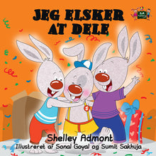 Danish-Language-children's-bedtime-story-I-Love-to-Share-Shelley-Admont-KidKiddos-cover