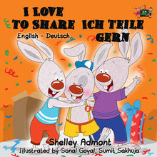 English-German-Bilingual-kids-picture-book-I-Love-to-Share-Shelley-Admont-cover