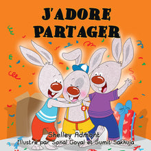 French-language-kids-book-about-bunnies-I-Love-to-Share-cover