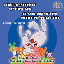 English-Portuguese-Bilingual-Children's-picture-book-I-Love-to-Sleep-in-My-Own-Bed-cover