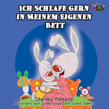 German-language-children's-bedtime-story-Shelley-Admont-I-Love-to-Sleep-in-My-Own-Bed-cover