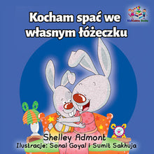 Polish-kids-bedtime-story-I-Love-to-Sleep-in-My-Own-Bed-Shelley-Admont-KidKiddos-cover