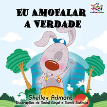 Portuguese-language-picture-book-for-kdis-I-Love-to-Tell-the-Truth-Shelley-Admont-cover