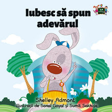 Romanian-language-picture-book-for-kdis-I-Love-to-Tell-the-Truth-Shelley-Admont-cover