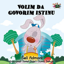 Serbian-language-picture-book-for-kids-I-Love-to-Tell-the-Truth-Shelley-Admont-cover