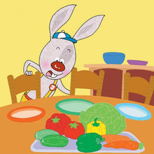 Bengali-language-kids-bunnies-book-I-Love-to-Eat-Fruits-and-Vegetables-Shelley-Admont-page4
