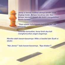 Malay-children_s-cars-picture-book-Wheels-The-Friendship-Race-Page1