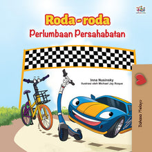 Malay-children_s-cars-picture-book-Wheels-The-Friendship-Race-cover