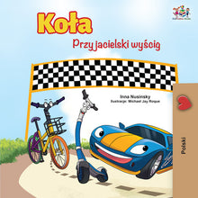 Polish-children_s-cars-picture-book-Wheels-The-Friendship-Race-cover