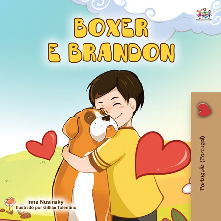 Portuguese-Portugal-bedtime-story-for-children-Boxer-and-Brandon-KidKiddos-Books-cover