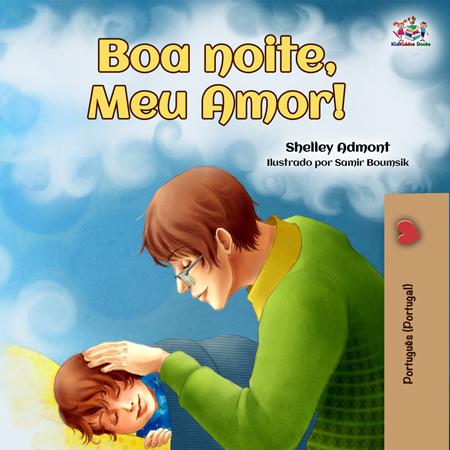 Portuguese-Portugal-children's-bedtime-story-Goodnight,-My-Love-cover