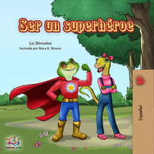 Spanish-kids-bedtime-stories-Being-a-Superhero-cover