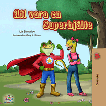 Swedish-language-childrens-bedtime-story-Being-a-Superhero-cover