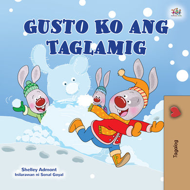 Tagalog-book-children-weather-I-Love-Winter-Shelley-Admont-cover
