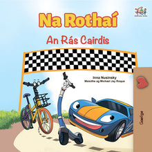 The-Wheels-The-Friendship-Race-Inna-Nusinsky-Irish-Kids-book-cover