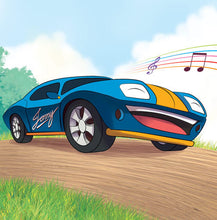 Spanish-Language-children's-cars-picture-book-Wheels-The-Friendship-Race-page5
