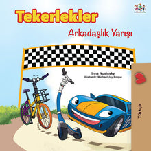 Turkish-Language-kids-cars-story-Wheels-The-Friendship-Race-cover
