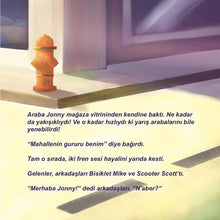 Turkish-Language-kids-cars-story-Wheels-The-Friendship-Race-page1