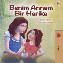 Turkish-language-children's-illustrated-story-Shelley-Admont-My-Mom-is-Awesome-cover