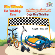 English-Vietnamese-Bilingual-kids-bedtime-story-Wheels-The-Friendship-Race-cover